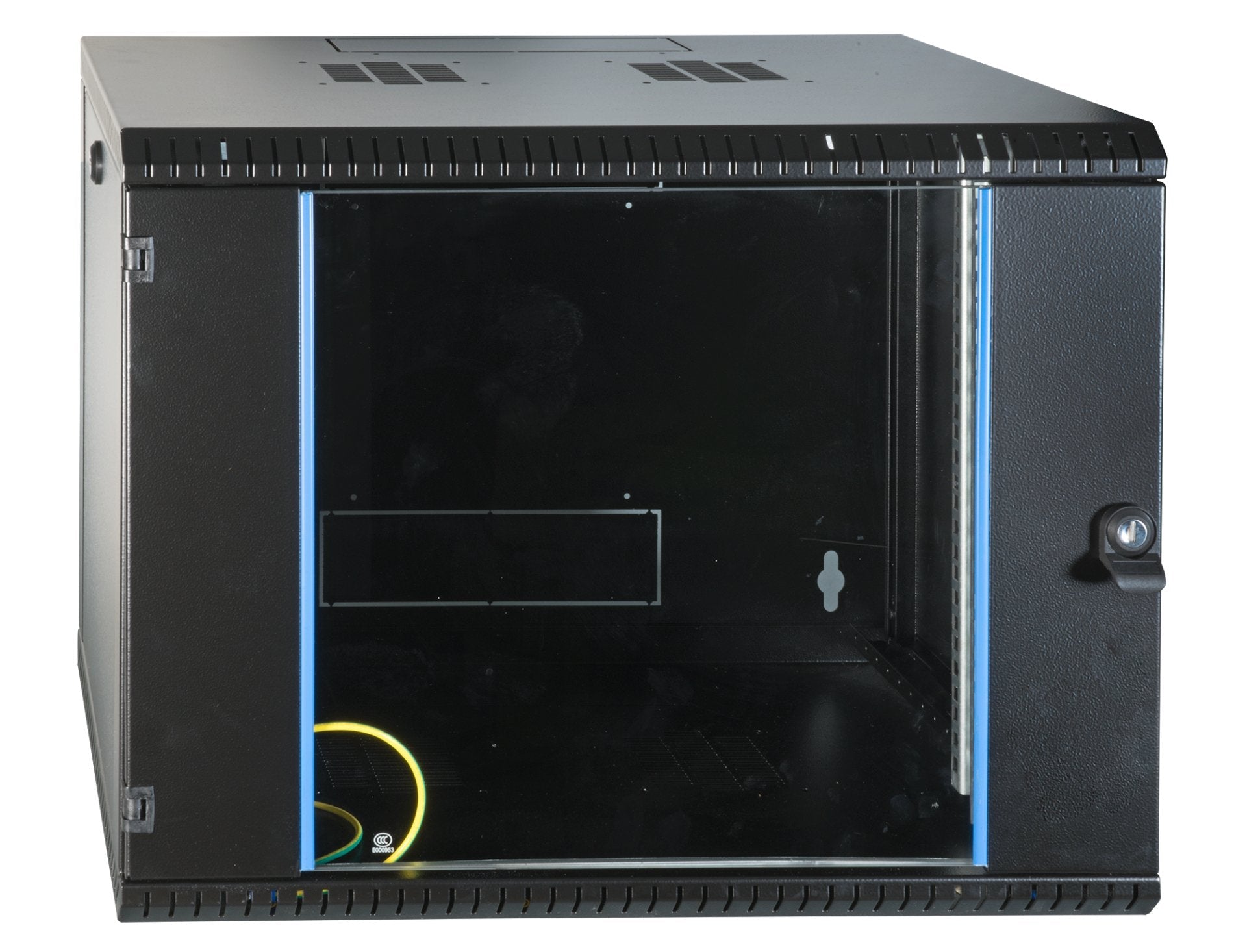 Armario Rack Efb 19" De Pared 9u, Fija, 1 Pieza, Ral9005, Profundidad 450 Mm