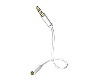 EAN 4001985503520 - Inakustik 00310505 cable de audio 5 m 3,5mm Blanco imagen 1