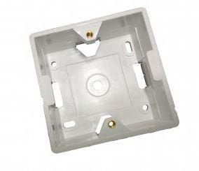 Euro Back Box White 80x80 Mm
