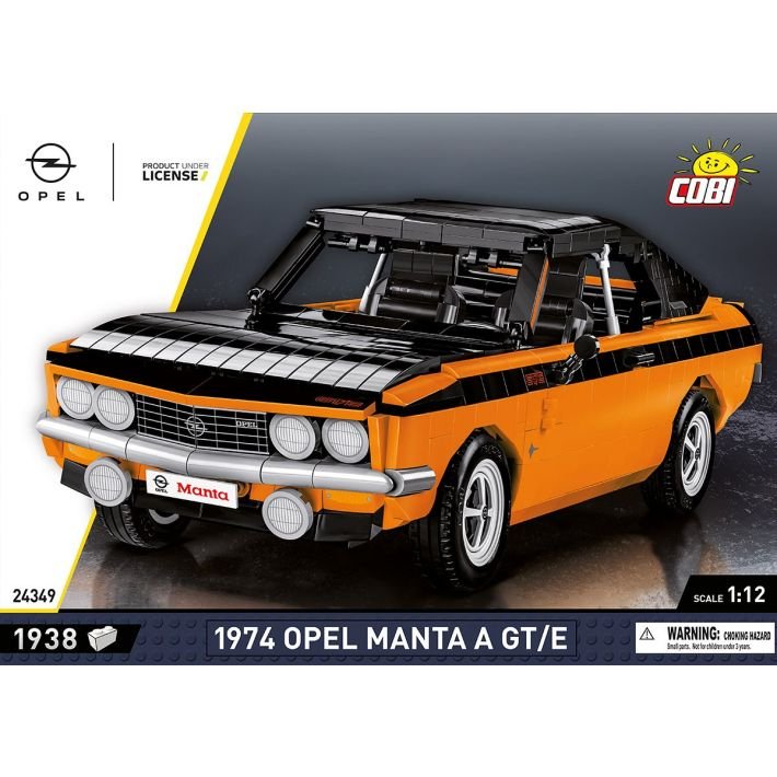 Cobi Opel Manta A Gt/E 1974, Escala De Juguetes De Construcción 1:12 Cobi-24349