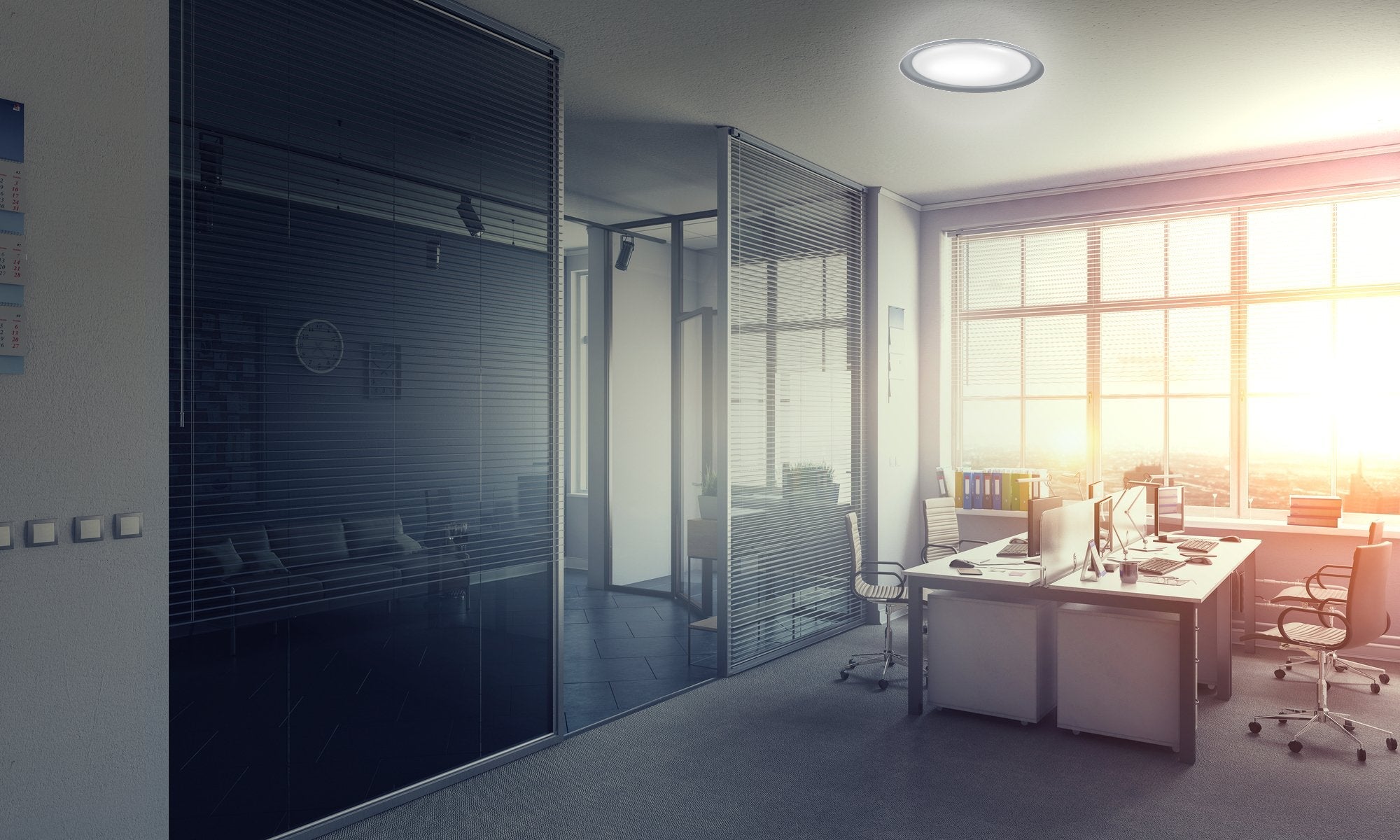 Plafon  Activejet Led Aje-Focus Grey + Pilot Iluminación De Techo Gris Bombilla(S) No Reemplazable(S) G