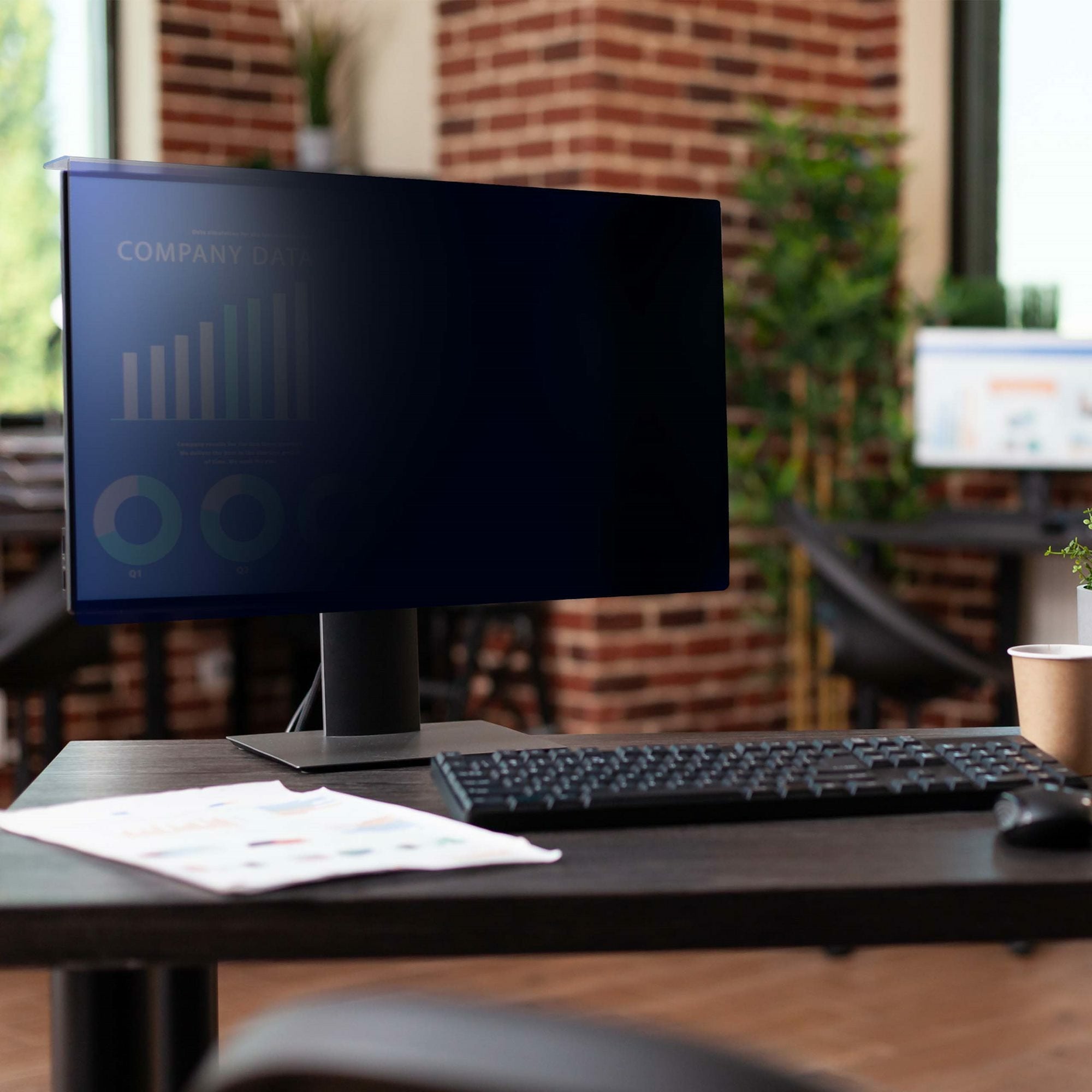Startech.Com 24-Inch 16:10 Monitor Privacy Screen, Hanging Filter/Shield - Blickschutzfilter Für Bildschirme - 61 Cm Bre