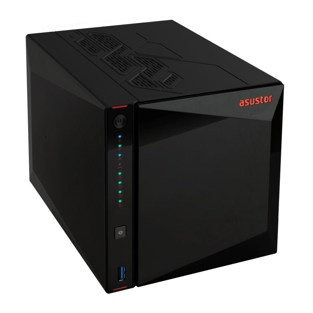 Asumor Nimhmor 4 Gen2 As5404t 4 Bay Nas, Quad-Core 2.0ghz