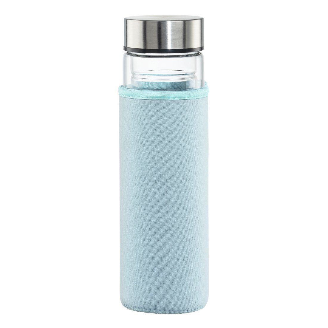 Hama Botella De Vidrio Con Tapa Protectora 450ml Para Calor + Frio 181598