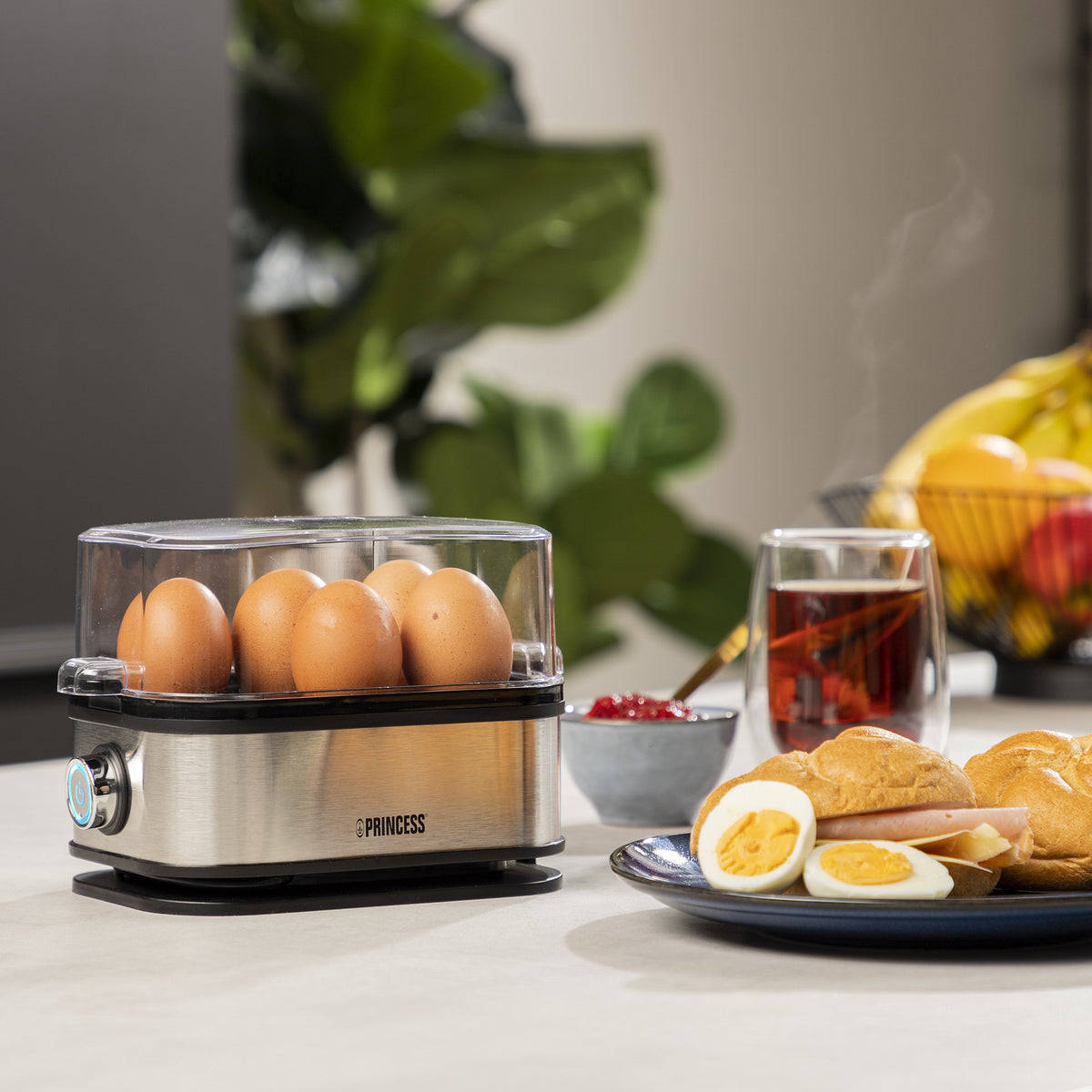Cocedor De Huevos Princess 262046 Capacidad 6 Huevos