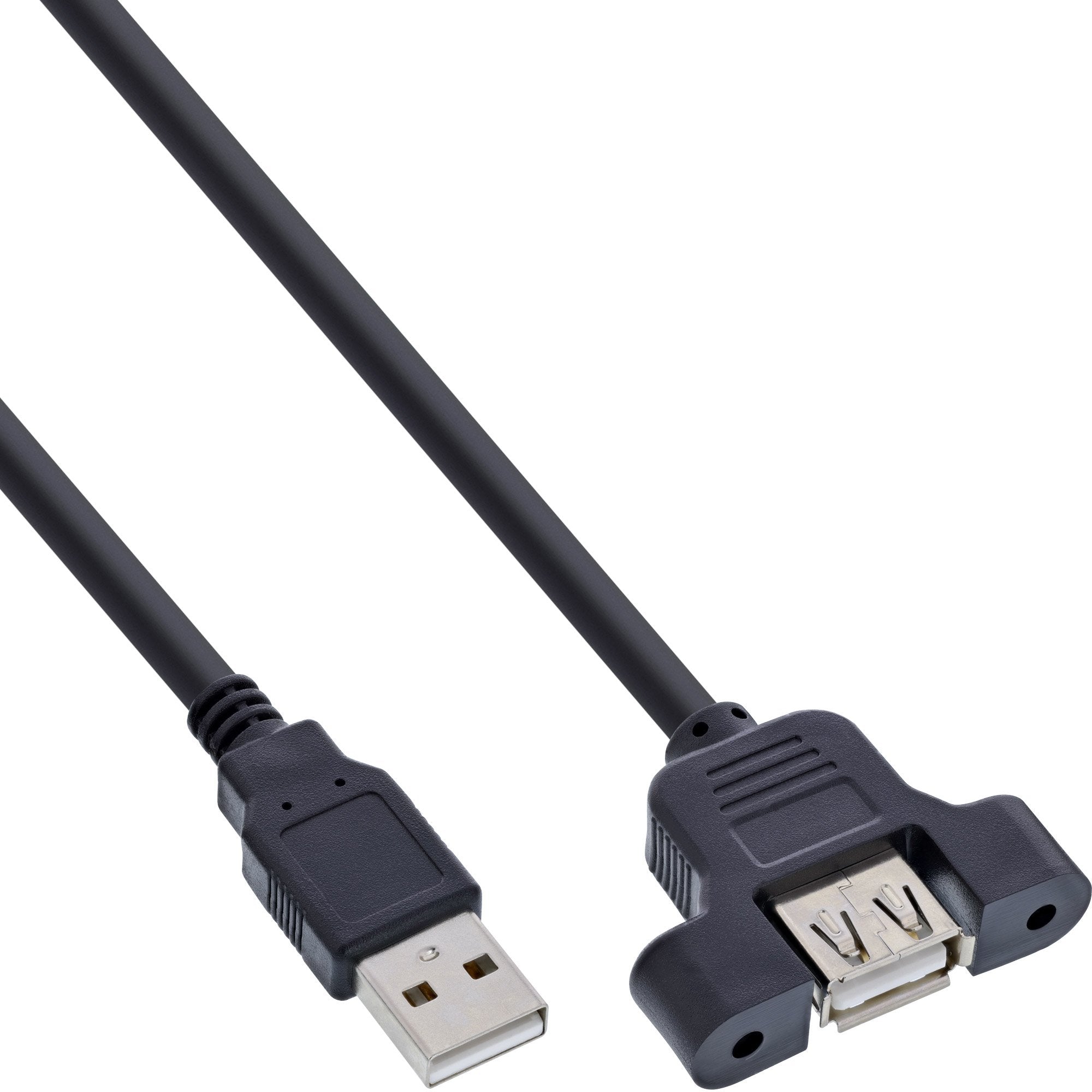 120 Piezas Bulk-Pack Inline Usb 2.0 Adaptador A Macho A A Hembra Para Soporte De Ranura 0,6 M