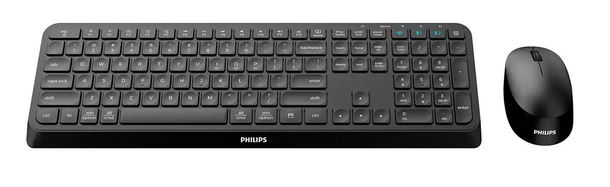 EAN 8712581779610 - Philips 4000 series SPT6407B/31 teclado Ratón incluido Universal RF Wireless + Bluetooth QWERTY Inglés Ne imagen 1
