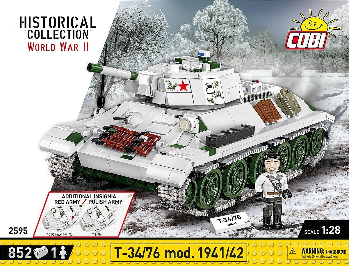 Cobi Blocks Tank T34-76  852 Pcs