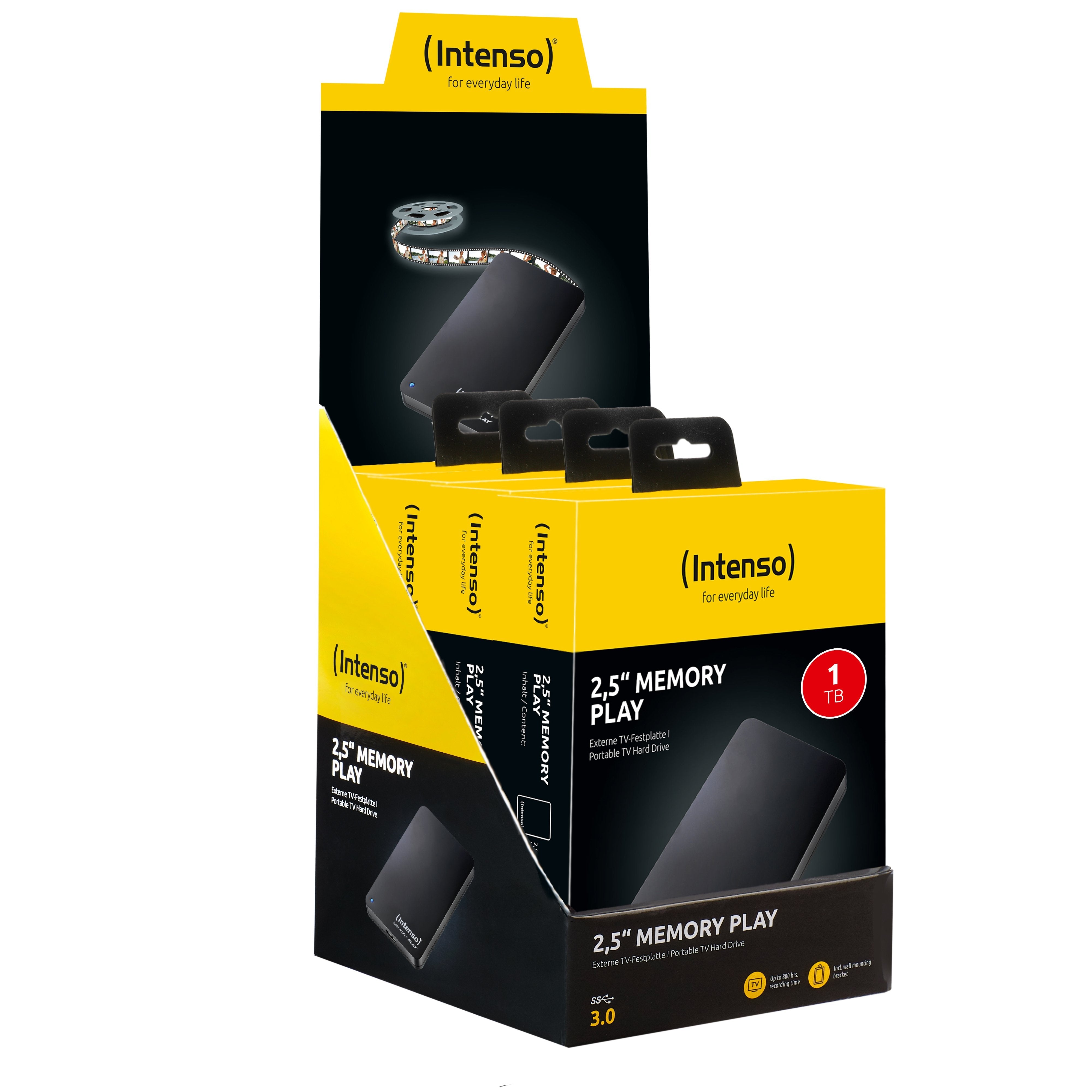 EAN 4034303020485 - Intenso 2.5" Memory Play USB 3.0 1TB disco duro externo 5400 RPM 2.5" Micro-USB B 3.2 Gen 1 (3.1 Gen 1) N imagen 7