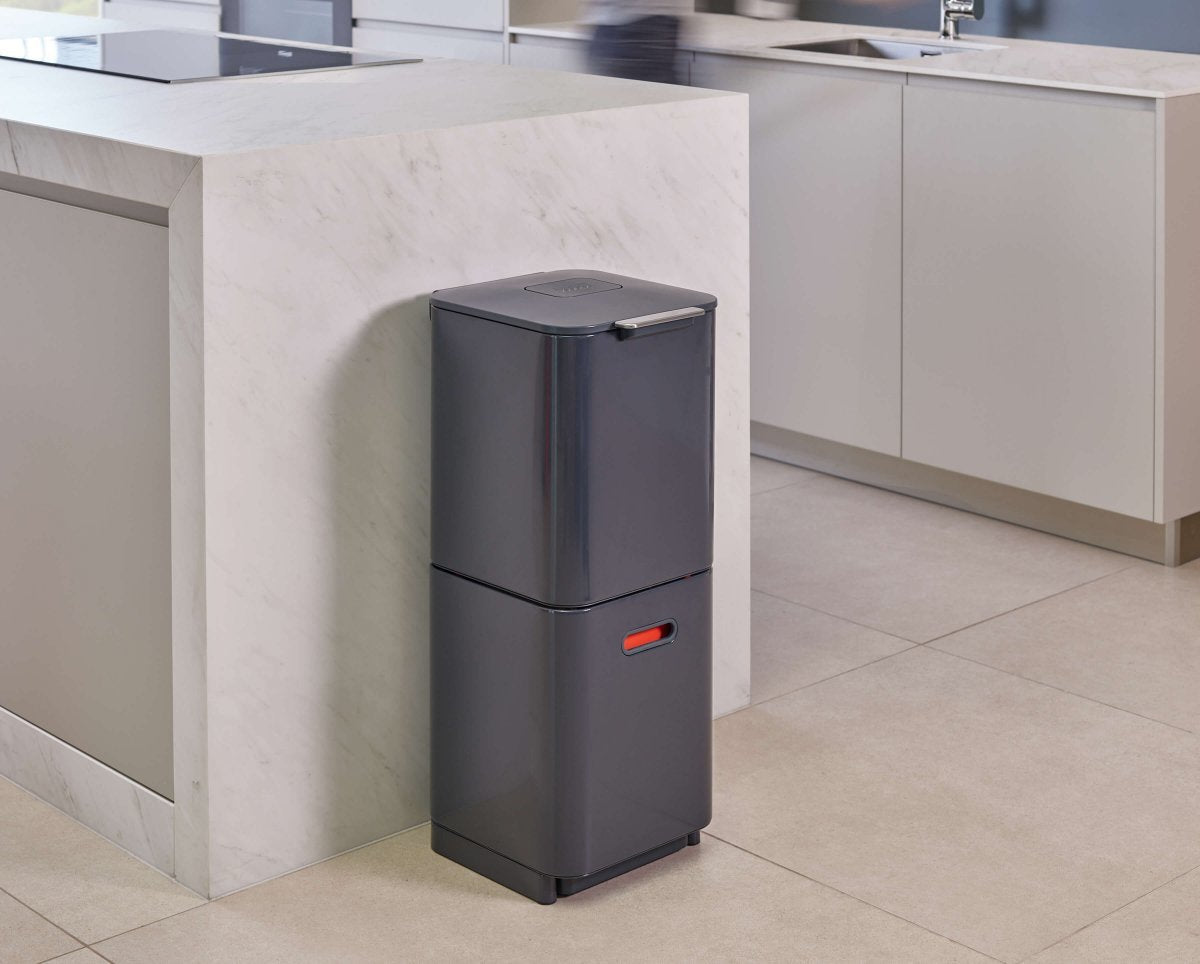 Joseph Joseph Waste Bin Totem 60 L Grey