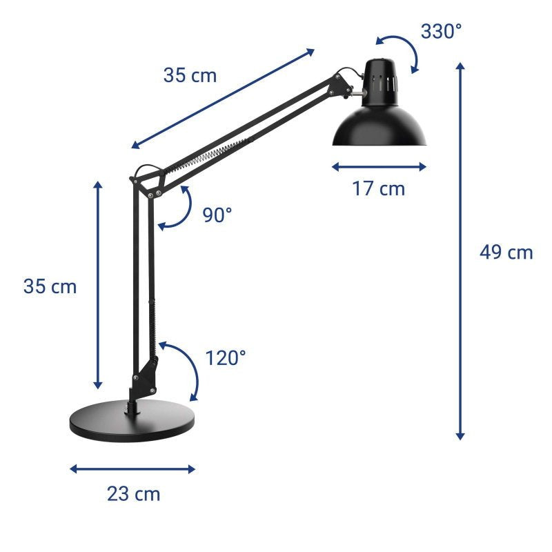 EAN 4002390093392 - MAUL MAULstudy lámpara de mesa E27 6,4 W LED D Negro imagen 3