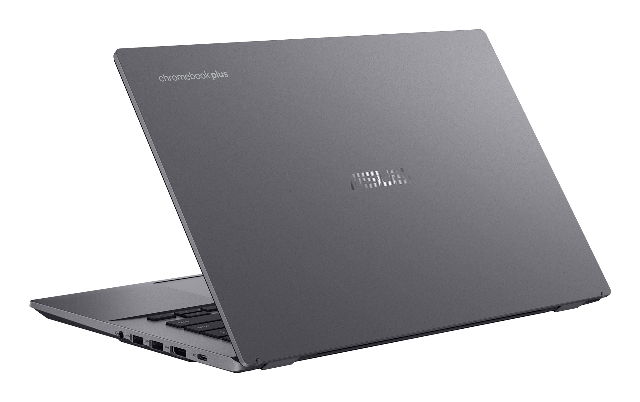 Asus Chromebook Plus Cx34 Cb3402cva-Pq0506 Diseño De Bisagra En 180 Grados Intel Core I3 I3-1315u / Hasta 4.5 Ghz Chrome Os Uhd Graphics 16 Gb Ram 256 Gb Ssd Ufs 14" Pantalla Táctil 1920 X 1080 (Full Hd) Wi-Fi 6e Bluetooth Gris Rocoso
