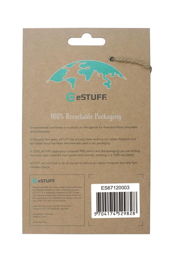 Estuff Black Silk-Touch Silicone Case For Iphone 13 Pro Funda Para Smartphone 15,5 Cm [6.1] Negro