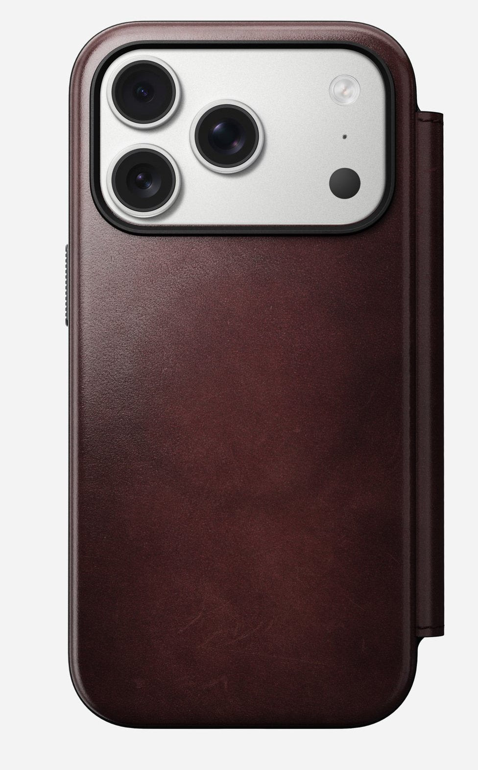 Nomad Modern Leather Folio Iphone 17 Pro Burgundy Horween