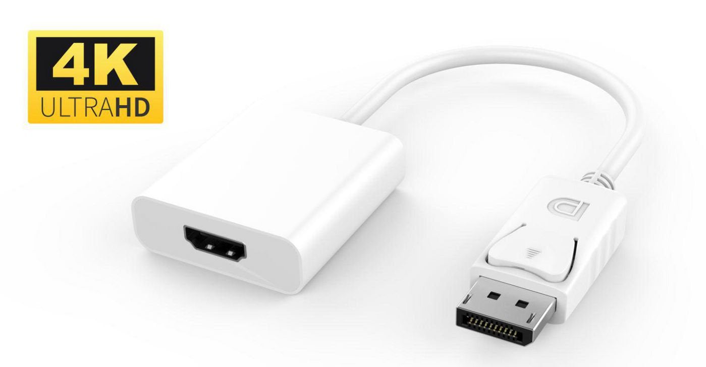 Microconnect Dphdmi3w Adaptador De Cable De Vídeo 0,15 M Displayport Hdmi Blanco