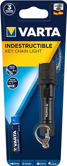 Linterna Varta Indestructible Key Chain Light
