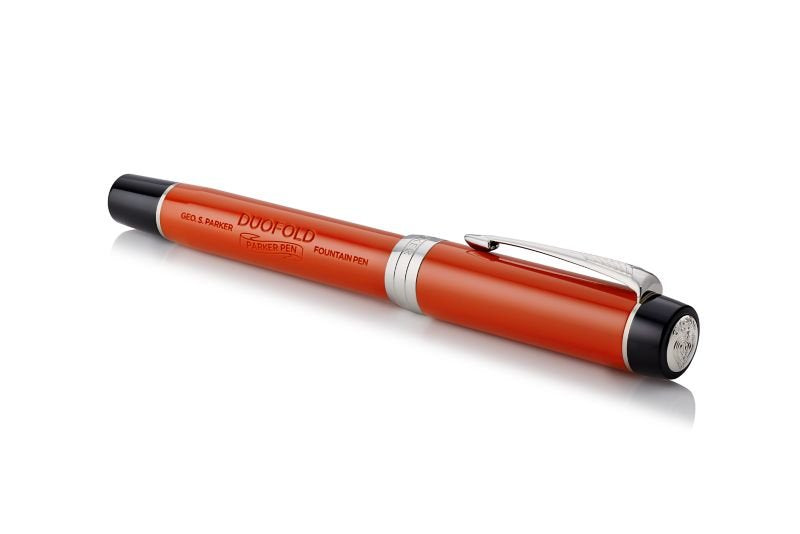 Pluma Estilográfica Parker Duofold Cl. Gran Rojo M