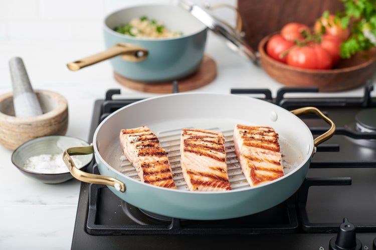 Greenpan Padova Reserve Grillpfanne 28 Cm Himmelblau