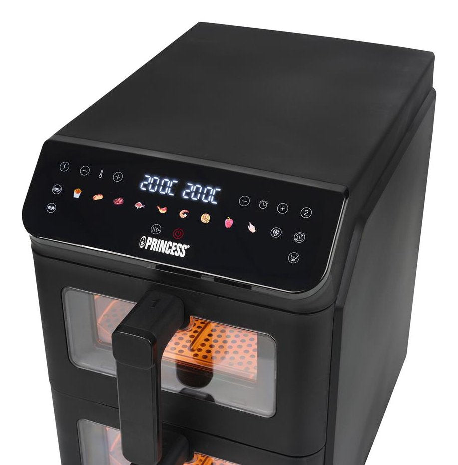 EAN 8711658523262 - Princess 182490 Doble 11,2 L Independiente 3000 W Freidora de aire caliente Negro imagen 3