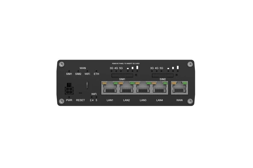 EAN 4779051842339 - Teltonika RUTM52 router inalámbrico Gigabit Ethernet Doble banda (2,4 GHz / 5 GHz) 5G Negro imagen 4