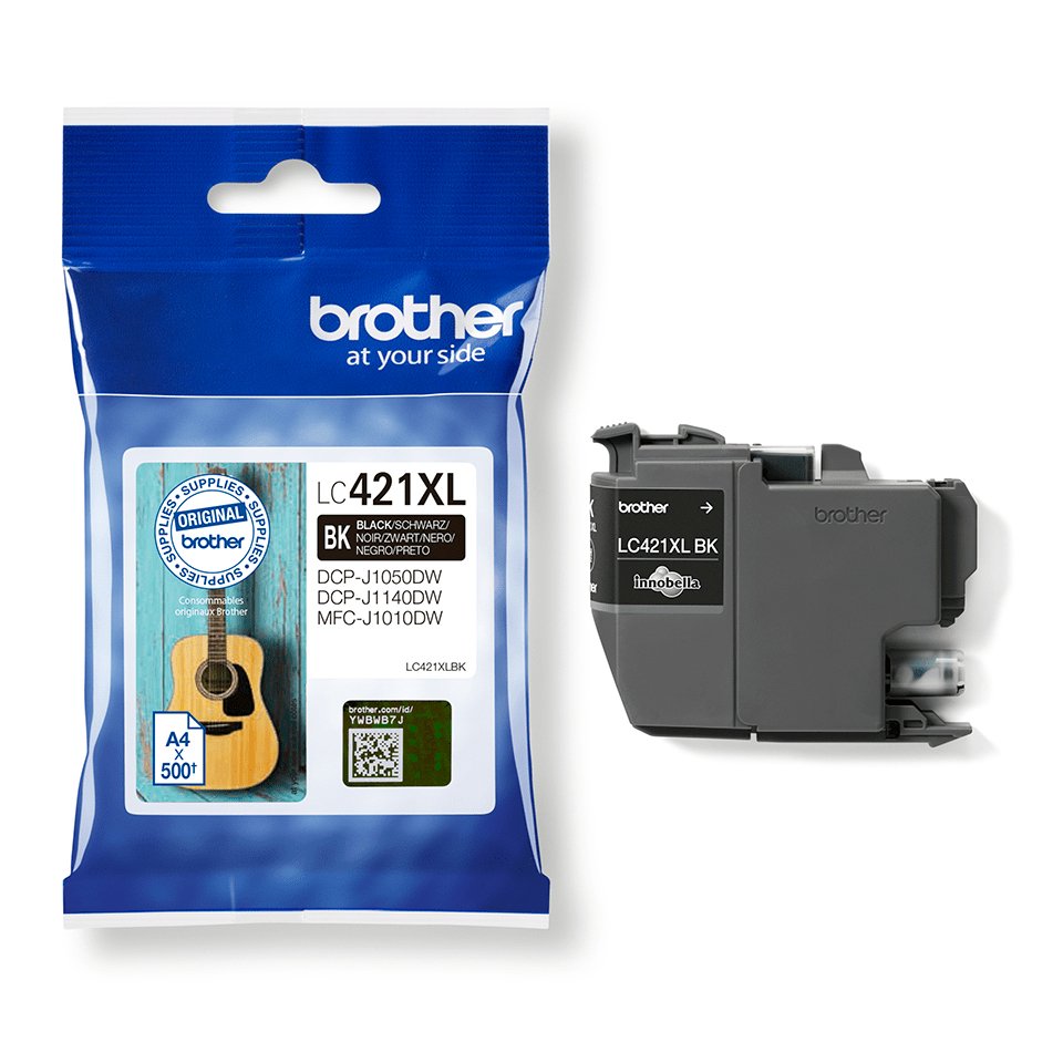 Tinta Brother Lc421xlbk Negro 500 Paginas