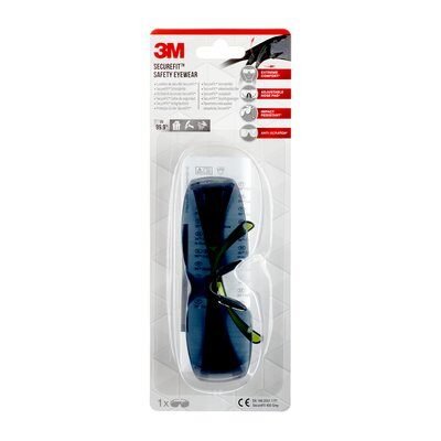 3m Schutzbrille Securefit Negro, Verde, 1 Unidades