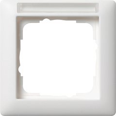 Gira 109127 Marco 1f Bsf Blanco Puro Mate Standard 55