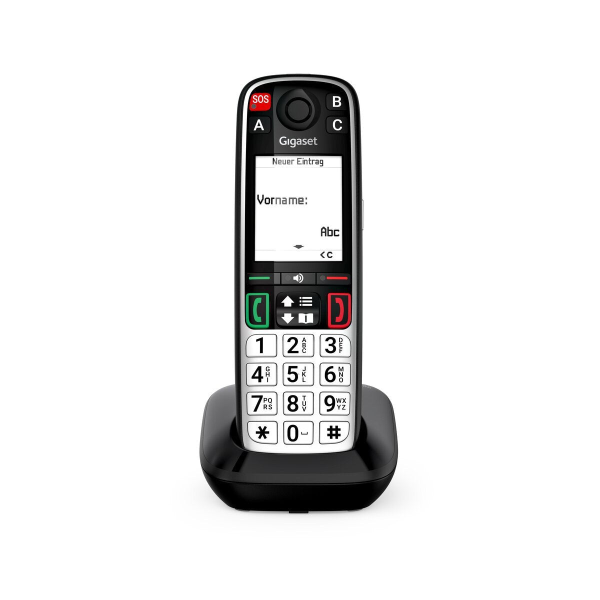 Gigaset Easy 500 Dect-Ladebasis Con 1 X Handset (Sos / Ls Life Style) - Negro