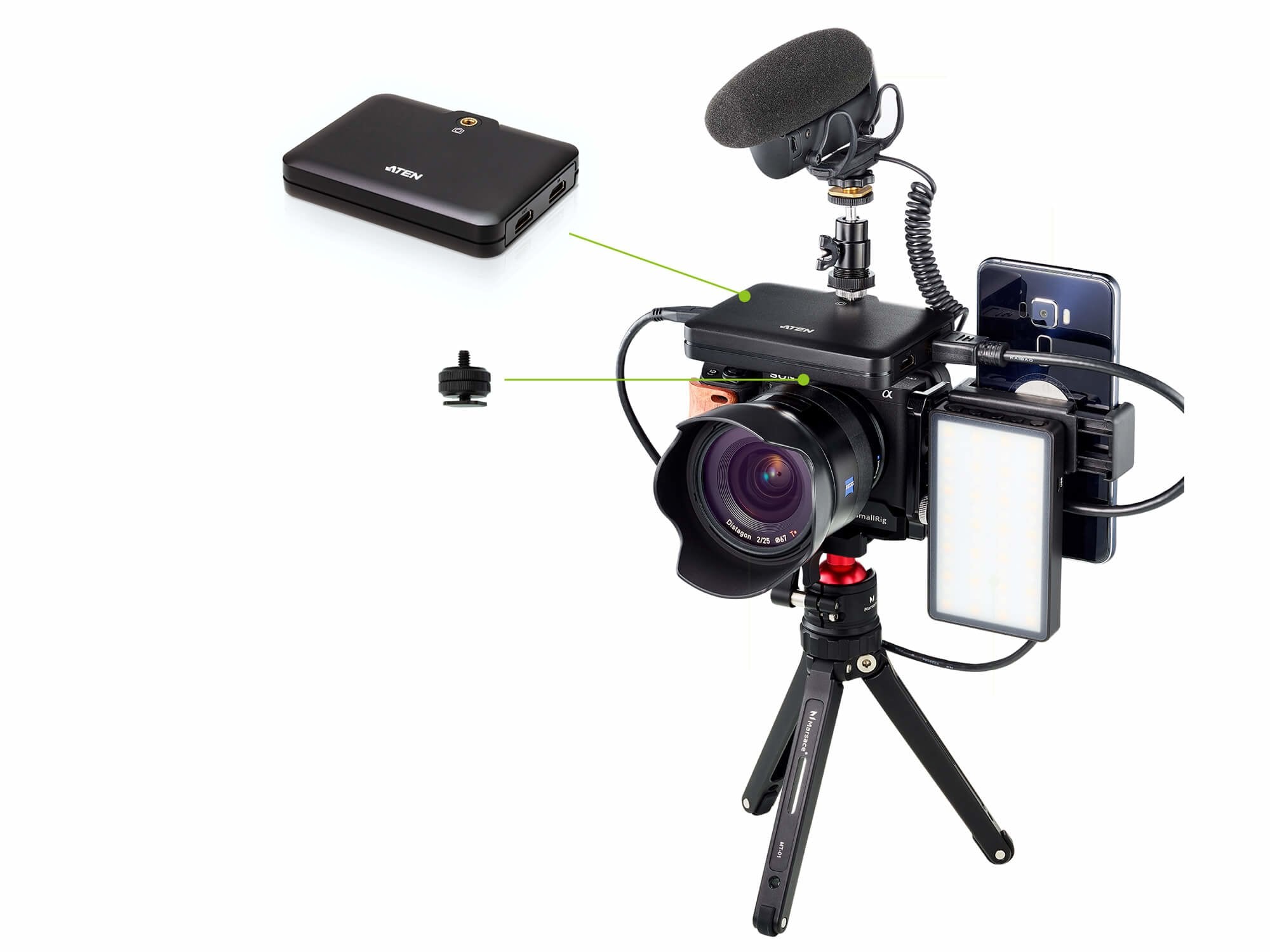 Aten Uc3021 Camlive+, Hdmi A Usb-C Capturadora Video Uvc Con Paso De Alimentación Pd3.0