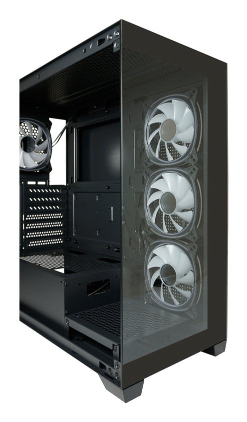 Gehäuse Miditower 715b Negro Usb3.2 Audio O.Netzteil Seamless_x