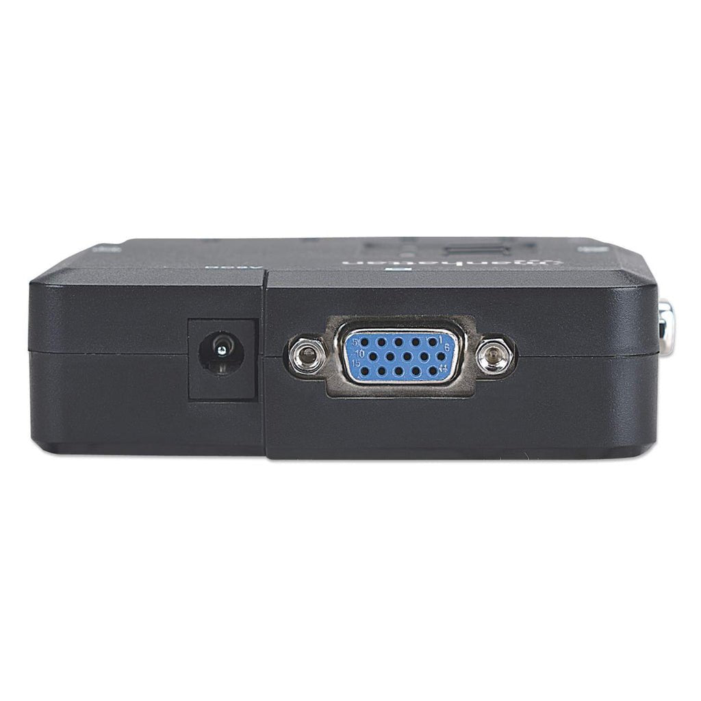 Manhattan Switch Kvm Compacto De 2 Puertos Kvm 2/1 Usb (Z Audio)