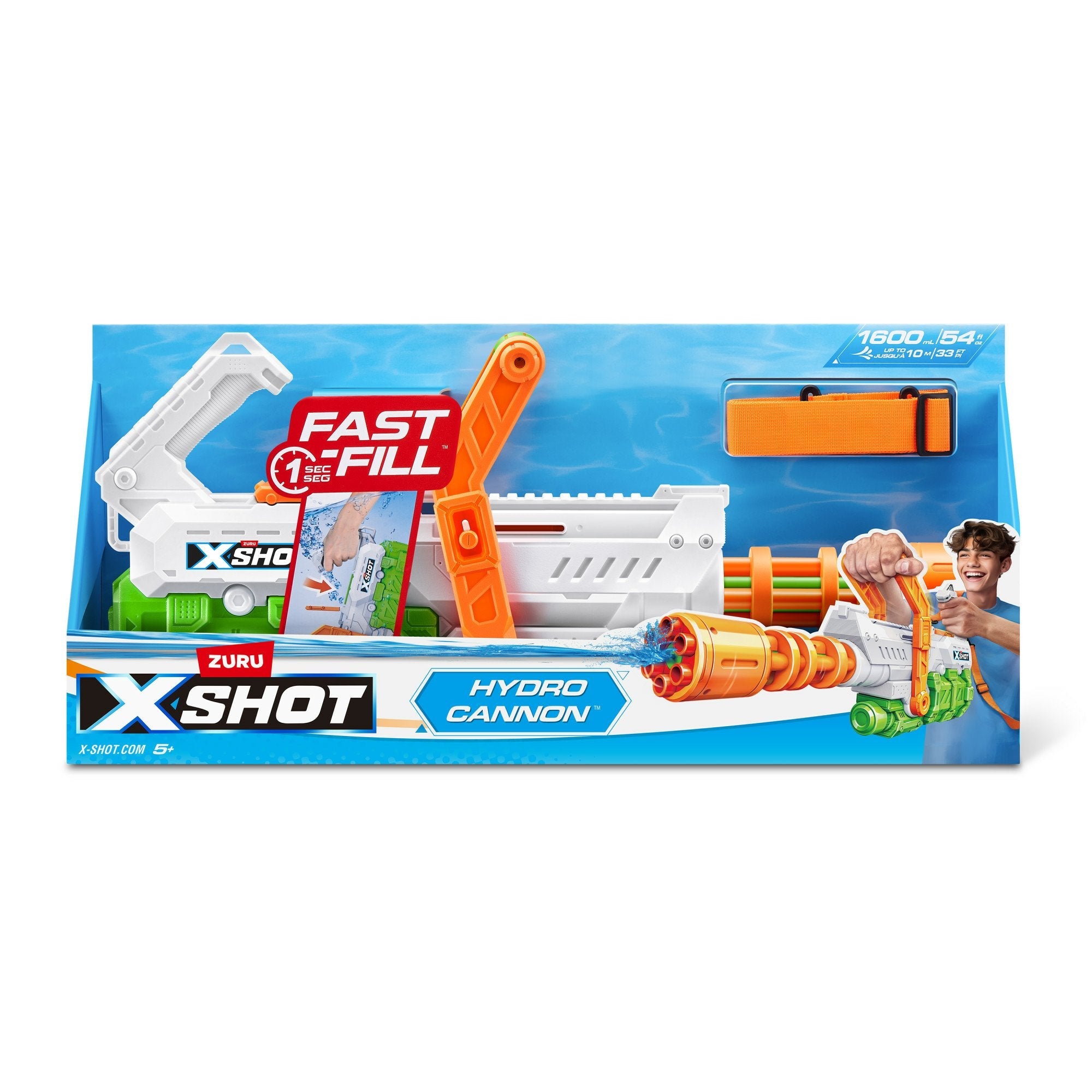 Zuru X-Shot Water - Fast Fill Hydro Cannon Wasserblaster, Pistola De Agua 118112