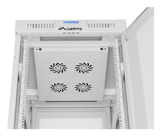 EAN 5901969441413 - Lanberg FF01-6827-23SL armario rack 27U Bastidor para instalación en suelo Gris imagen 8