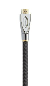 Cable Python Hdmi 2.0  4k2k Trenzado Negro 1m