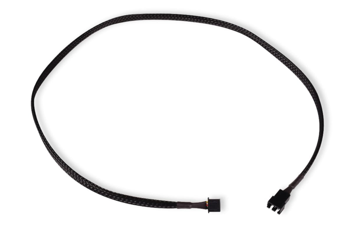 Cable De Extensión Alphacool Jst Argb 3 Pines En 3 Pines, 60 Cm De Negro 18699