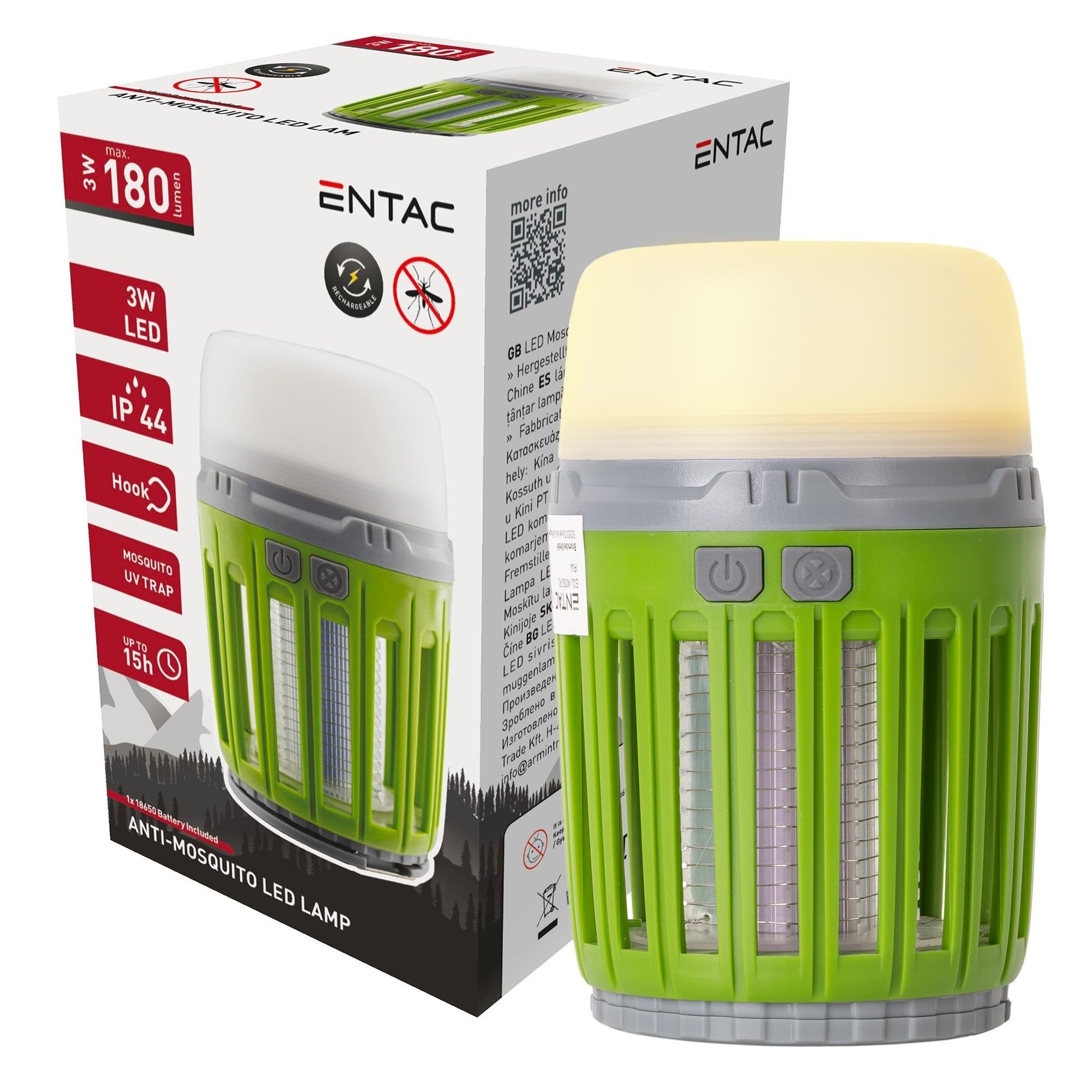 Entac Camping Laterne Moskito Kunmmoff Verde