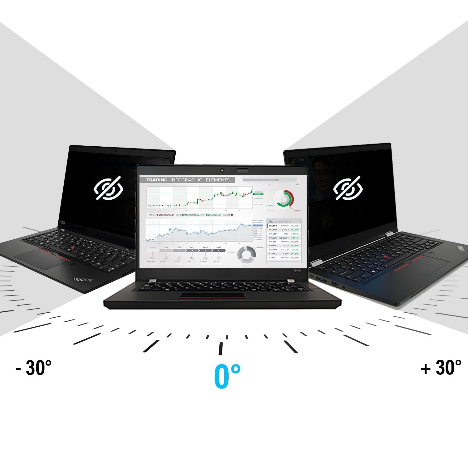 13.3 In Privacy Filter 16:10 For Laptop 287 X 179 Cm