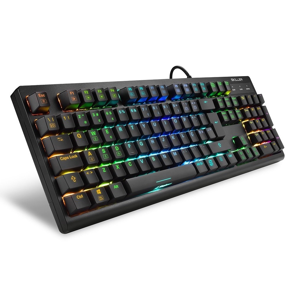 Teclado Gaming Sharkoon Shark Skiller Sgk30 Red Portugues