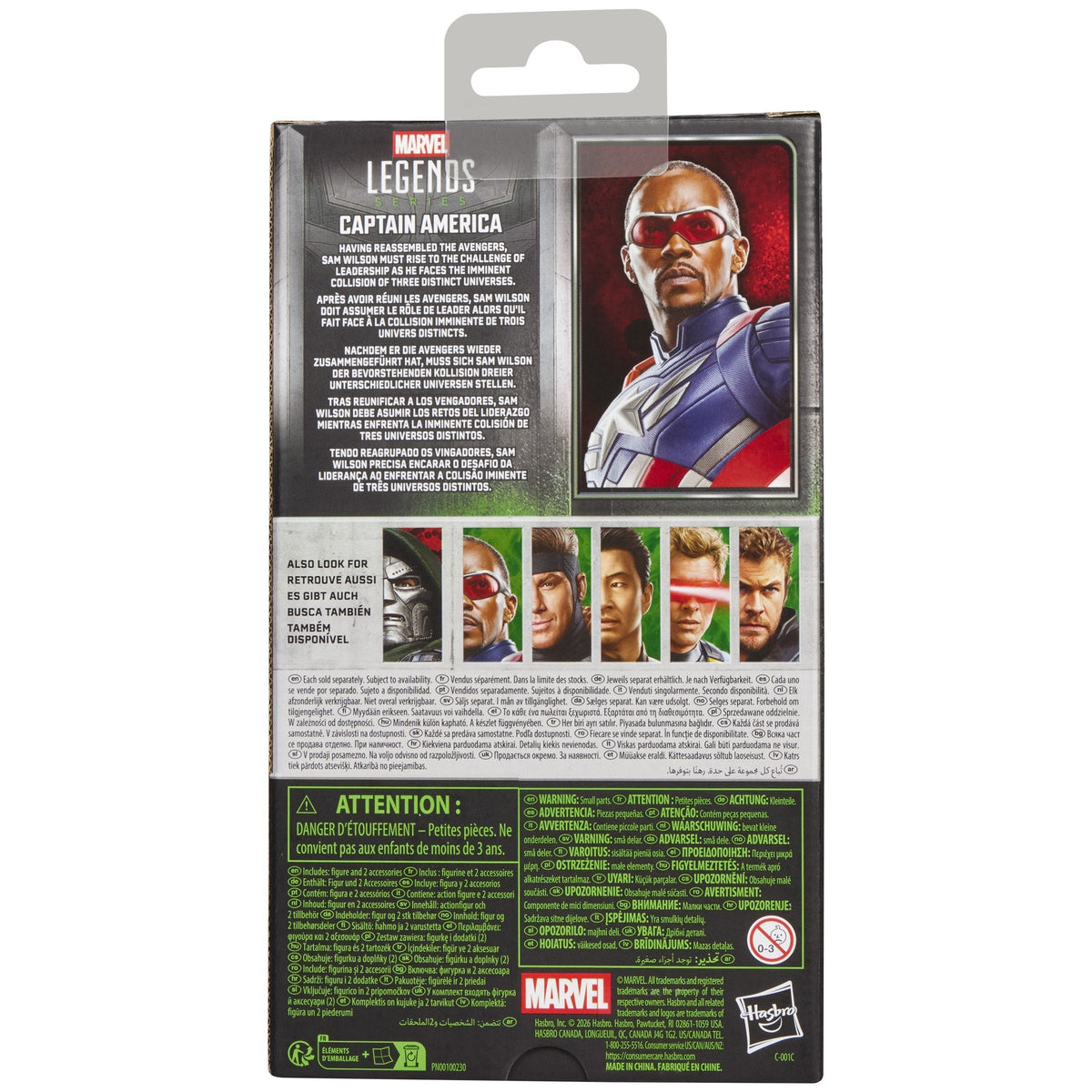 Figura Hasbro Marvel Legends Series Avengers Doomsday Captain America