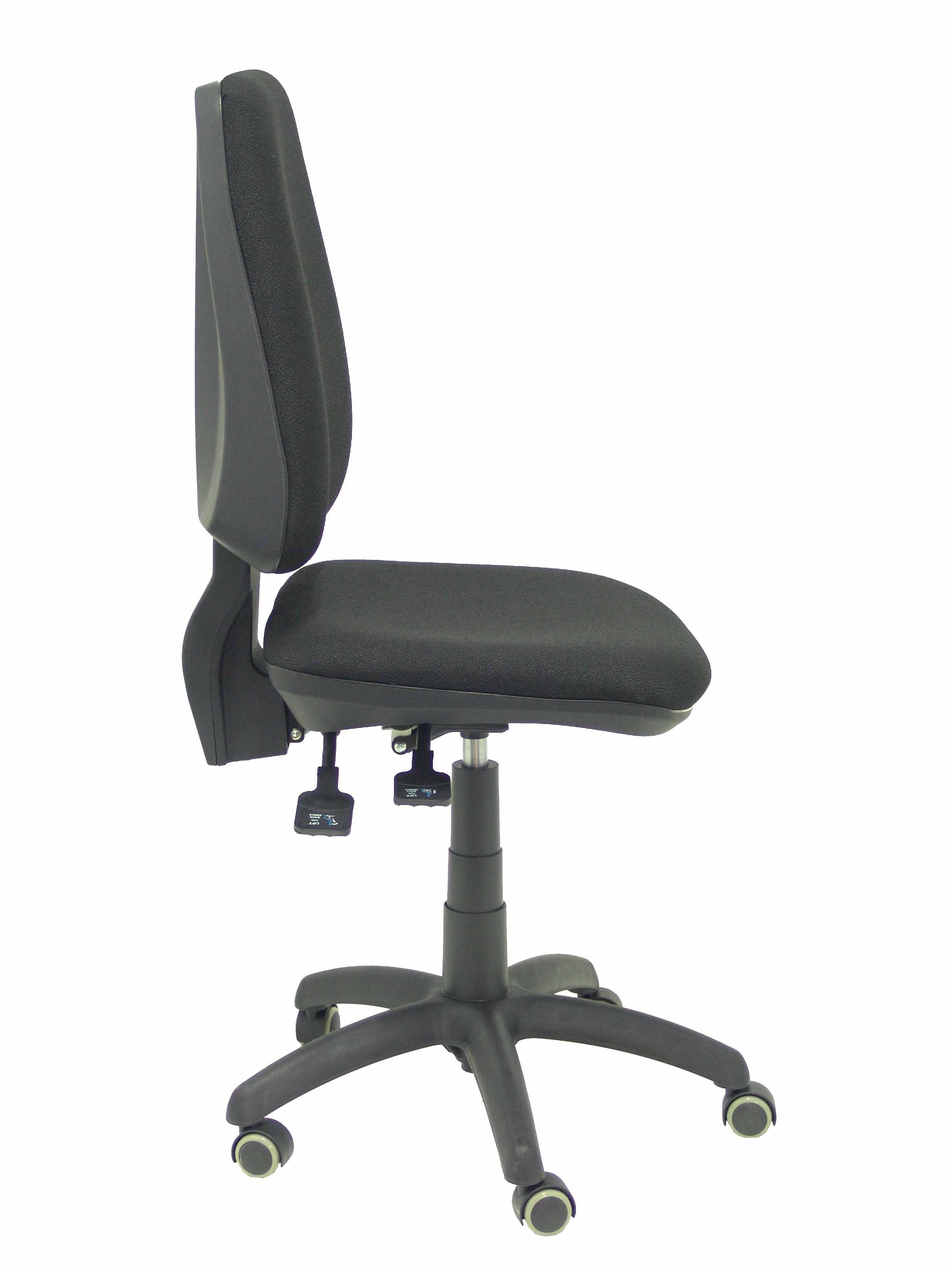 Silla Elche S Bali Negro Ruedas De Parquet