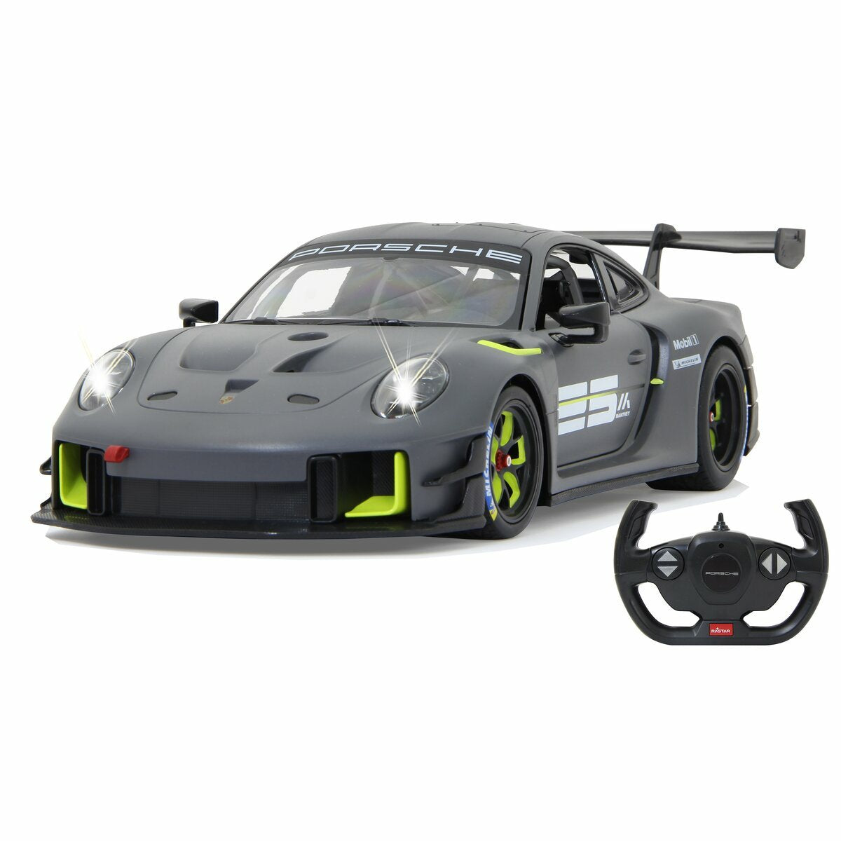 Jamara Porsche 911 Gt2 Rs Clubsport 25 1:14 Grau 2,4ghz Manual Door