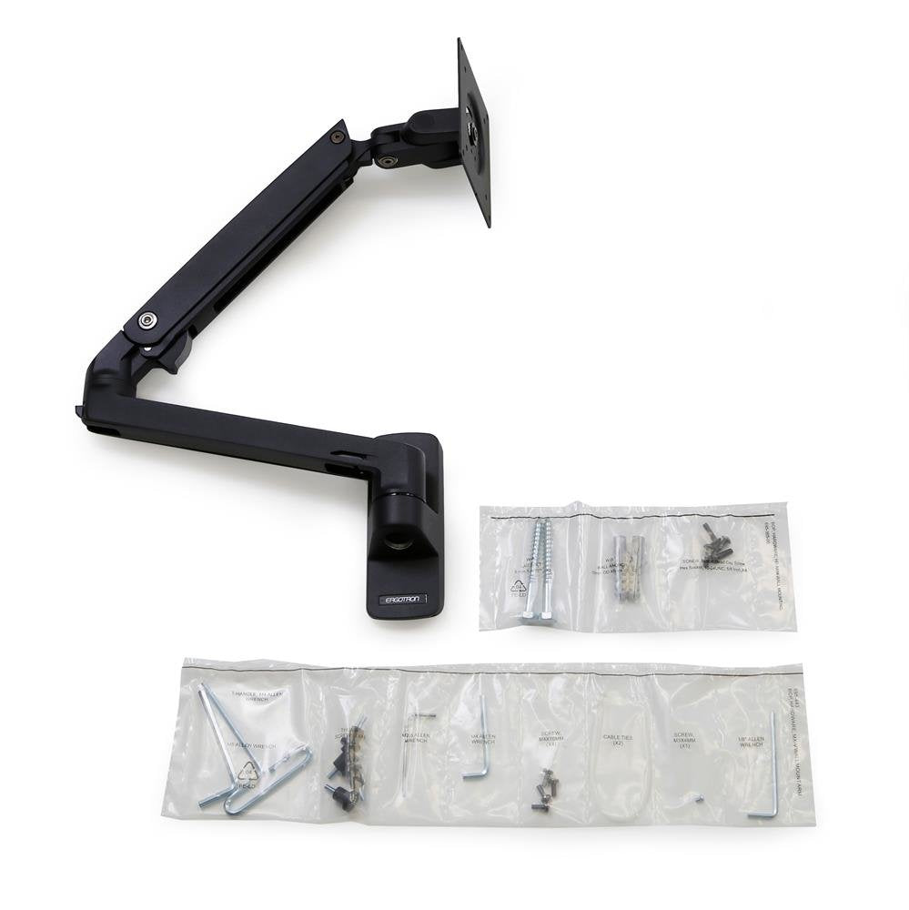 EAN 0698833076189 - Ergotron MXV Series 45-505-224 soporte para monitor 86,4 cm (34") Pared Negro imagen 3