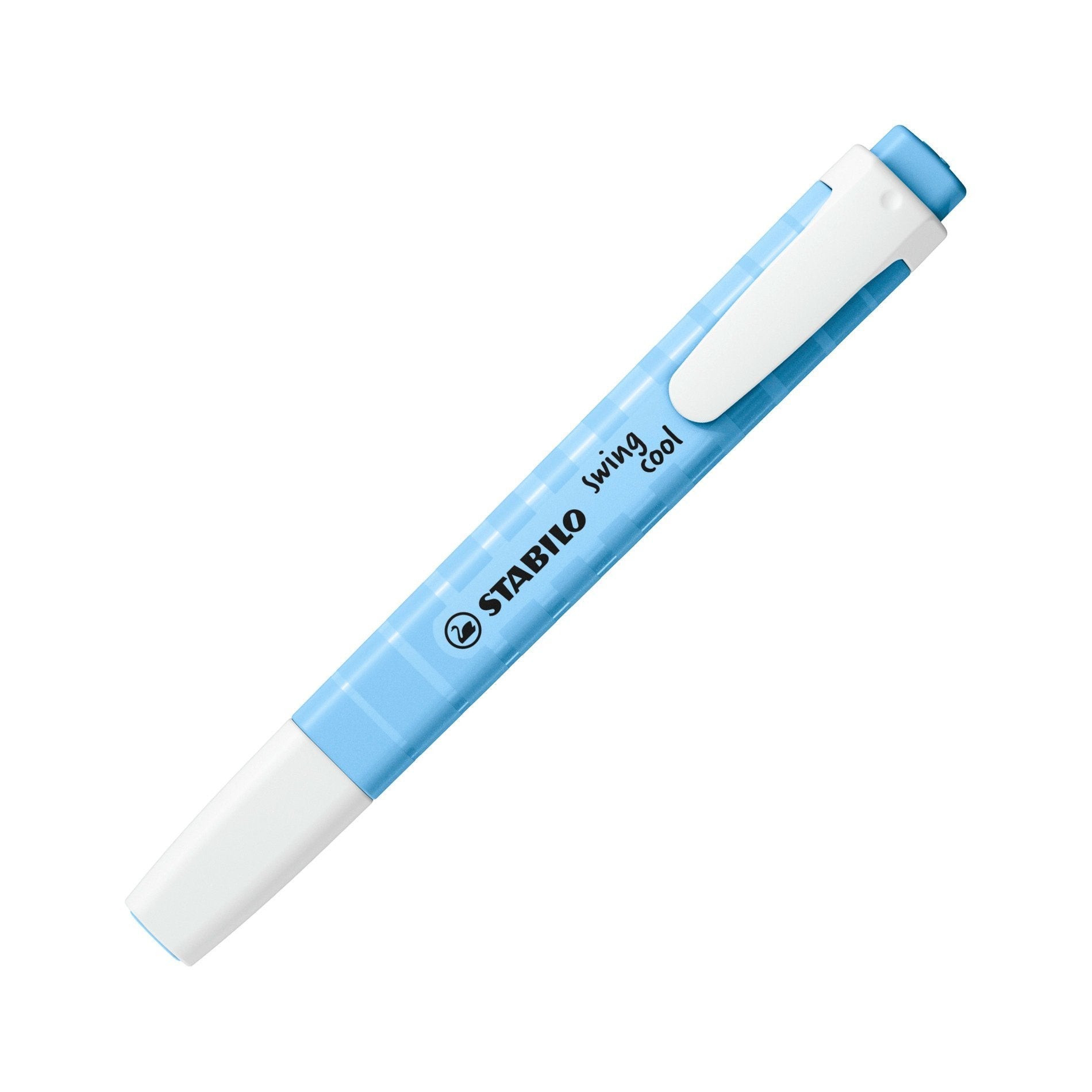 Stabilo Swing Cool Pastel Pack De 4 Marcadores Fluorescentes - Cuerpo Plano - Punta Biselada - Trazo Entre 1 Y 4mm - Tinta Con Base De Agua - Antisecado - Colores Surtidos