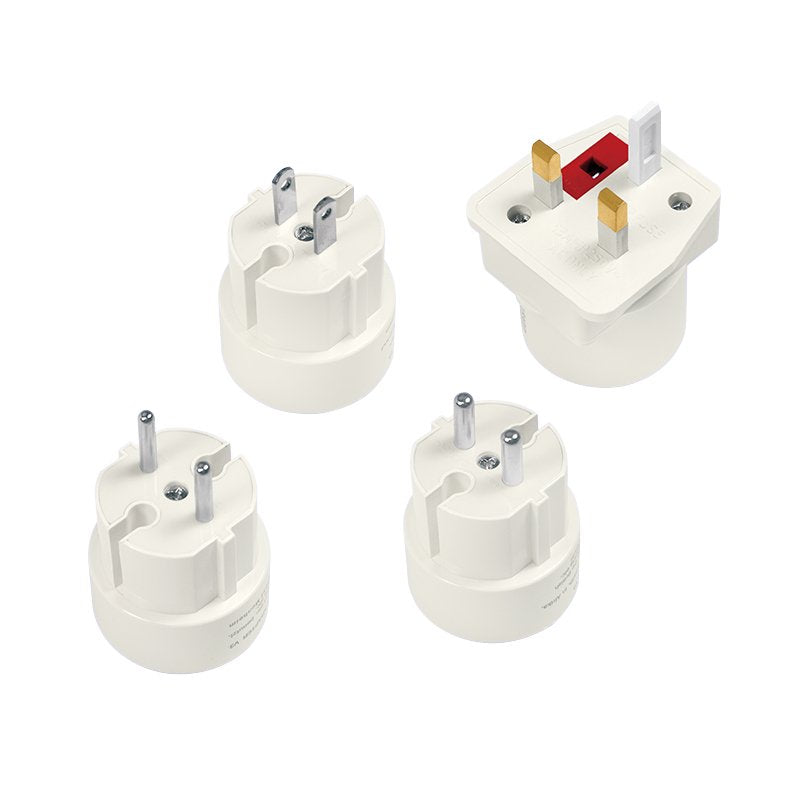 Juego De Adaptadores De Viaje Logilink De 4, 2a / 250v