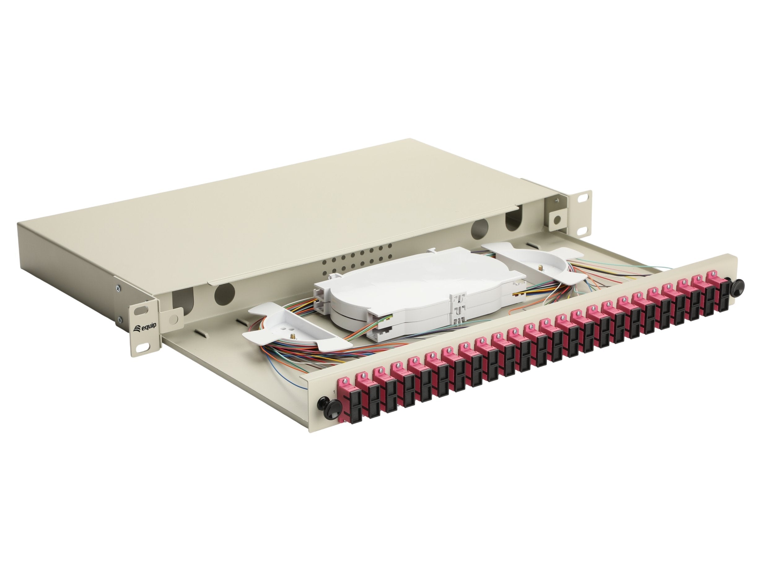 Equip Lwl-Spleisskamen 24-Port Sc-Duplex Om4 1u Komplett Gr