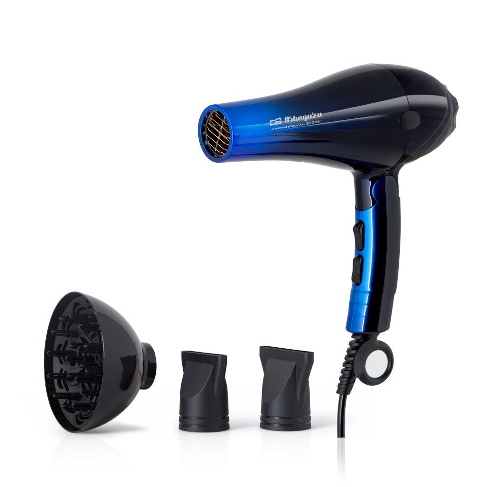 Secador Orbegozo Se-2085 2200w Negro Y Azul