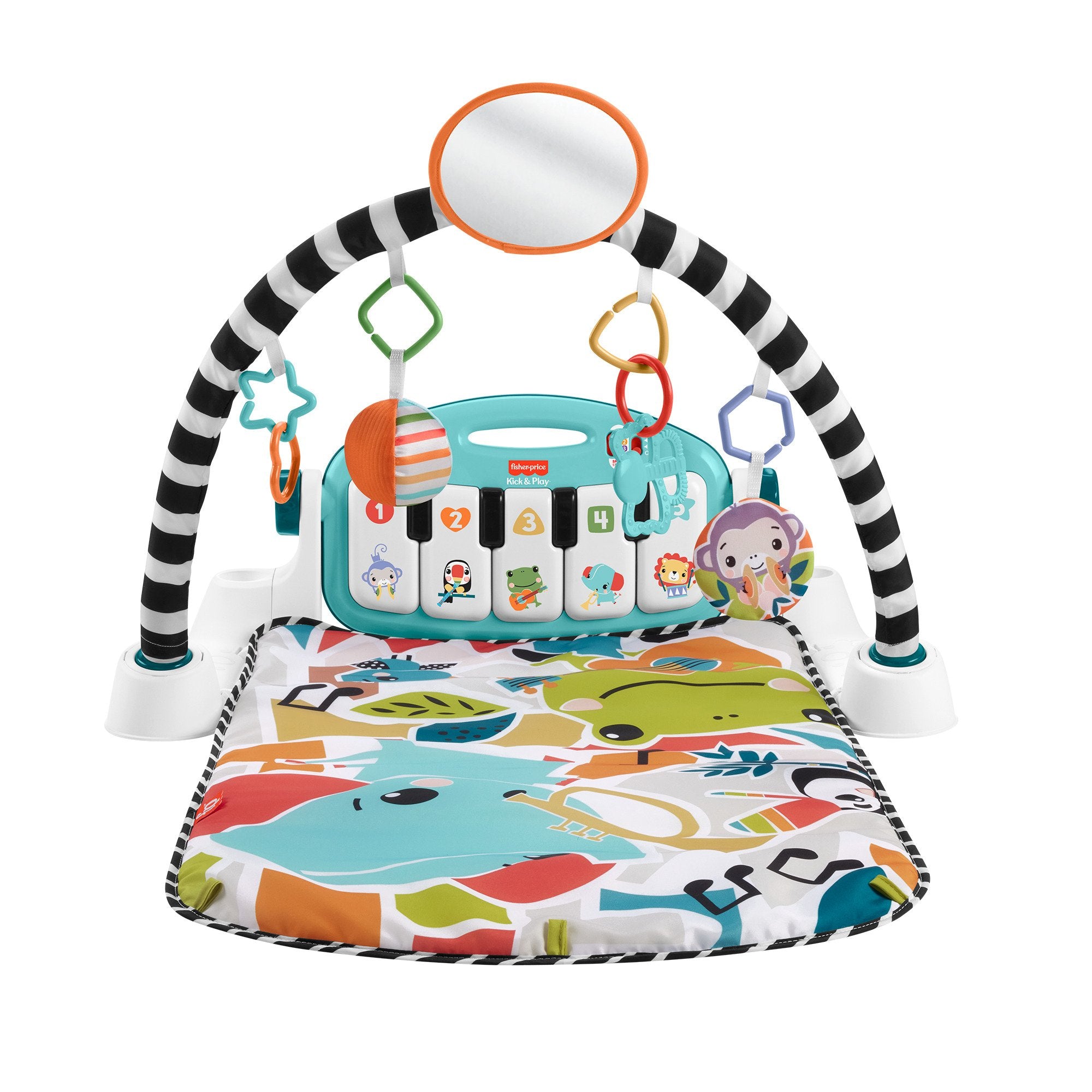 EAN 0194735224067 - Fisher-Price HWY54 gimnasio para bebé y tapete de juego Tela, Plástico Multicolor Gimnasio para bebés imagen 7