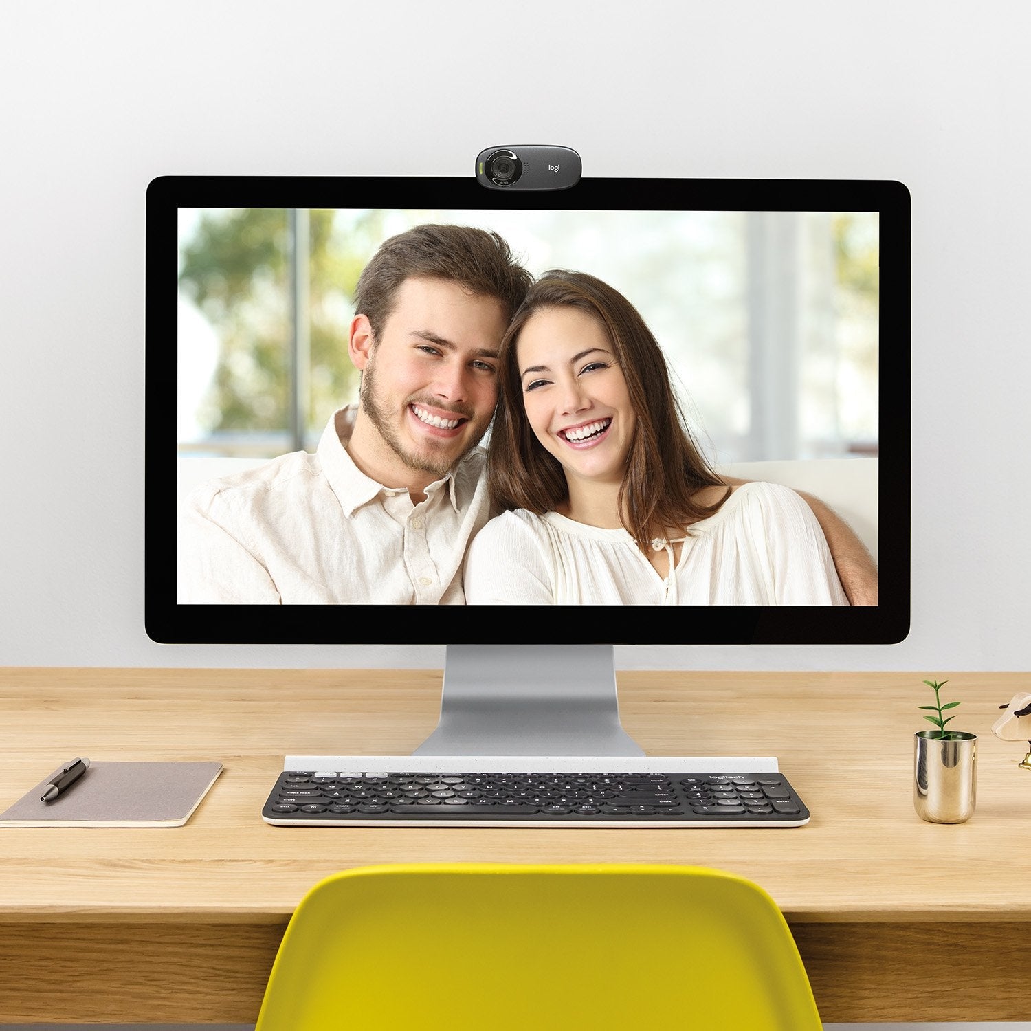 Logitech Webcam Hd C310 Usb 5mp 1280 X 720pixeles Usb Negro,Microfono