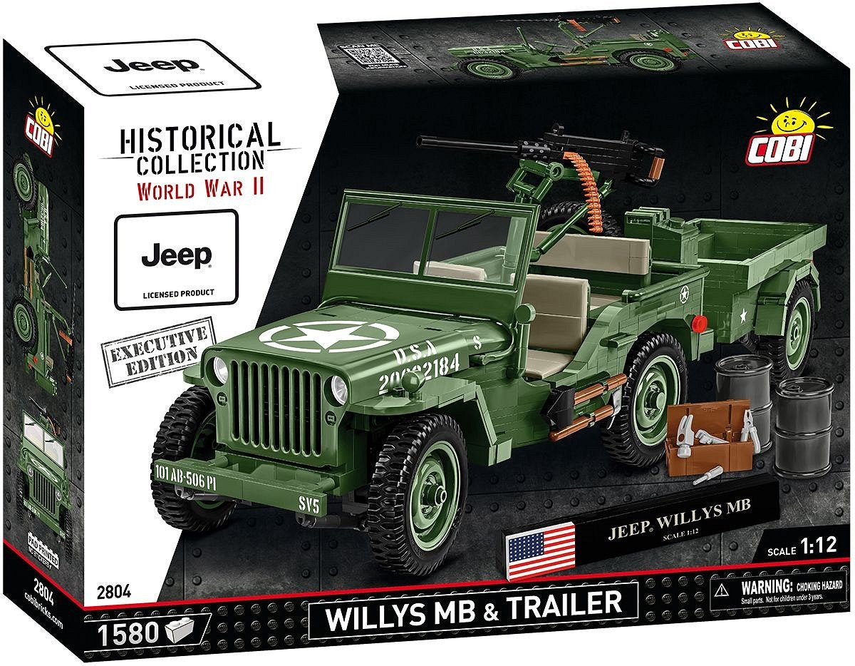 Cobi Willys Mb & Trailer Executive Edition Cobi-2804