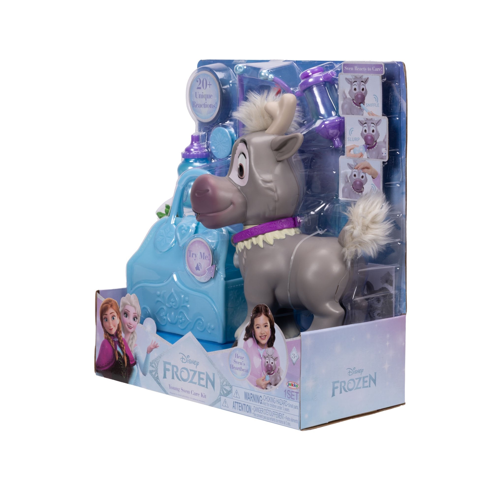 Kit De Cuidados Sven Interactivo Frozen Disney